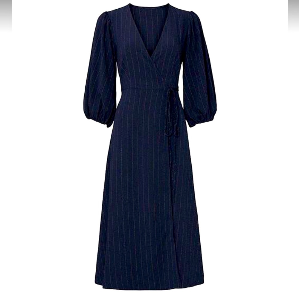 Ganni Pinstripe Dress